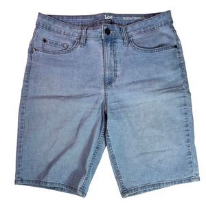 Lee Riders Women’s Blue Jean Shorts 10M Midrise Bermuda 197MEW8